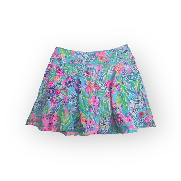new Lilly Pulitzer ☀︎︎ Luxletic Aila Skort ☀︎︎ Amalfi Blue Alligator Isle ☀︎︎XXS - Picture 4 of 15